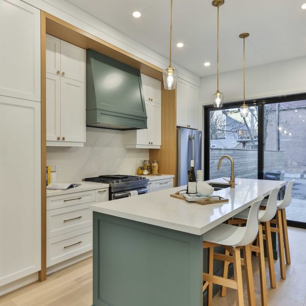 interior kitchen with dining table